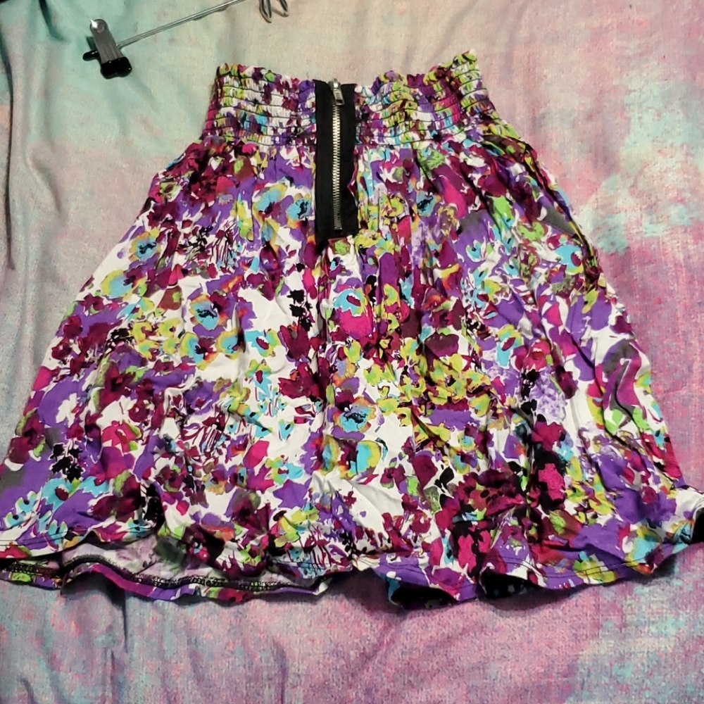 Jewel tone skirt